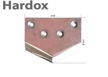 Nóż trójkątny HARDOX części do wycinaka kiszonki KREATEC