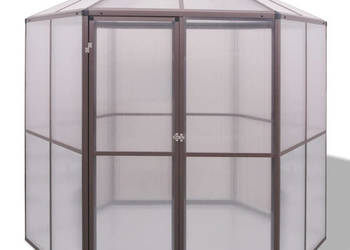 Szklarnia aluminium 240 x 211 x 232 cm WM-48836