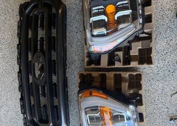 2021 Ford F150 2x lampy Led z modulami + grill, atrapa,