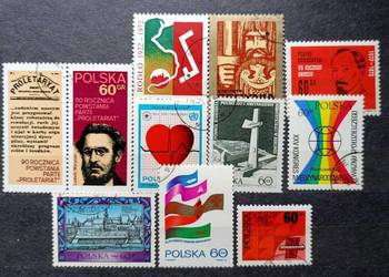 Znaczki polskie rok 1972 kasowane Znaczki polskie rok 1972 kasowane