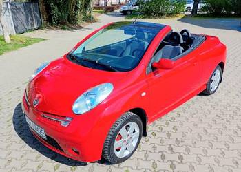 NISSAN MICRA 1,4 CABRIOLET, DOINWESTOWANA, 2 LETNI GAZ,PRZEGLĄD I OC NA ROK