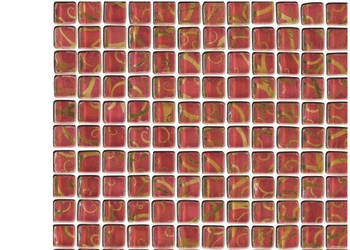 Mozaika szklana Hanabi rosa 30 x 30, Paradyż, płytki, kafel, dekor, płytka