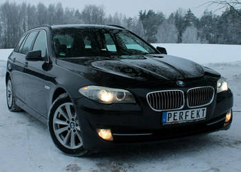 BMW 520 F10 F11 2.0 D 184 KM Automat BIXENON Duża NAVI Pół SKÓRY Serwis HA…