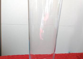 Wazon - flakon szklany duży 48 cm - Ręczna robota