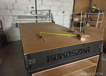 KOKOSZKA V4 polski ploter CNC 2500x1250x120 frezarka laser plazmah
