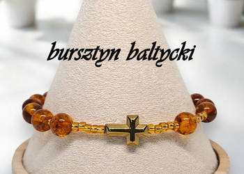Bransoletka różaniec, dziesiątka różańca, BURSZTYN bałtycki #1013 Bransoletka różaniec, dziesiątka różańca, BURSZTYN bałtycki #1013
