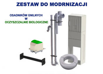 MODERNIZACJA SZAMBA NA OCZYSZCZALNIE BIOLOGICZNĄ - ZESTAW