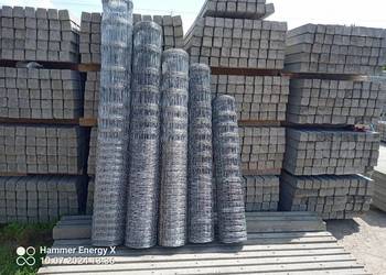 Siatka leśna 3zł/mb-150cm Słupki betonowe-Ogrodzenie leśne Montaż