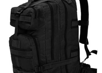 vidaXL Plecak w stylu wojskowym, 50 L, czarny(SKU:91384)
