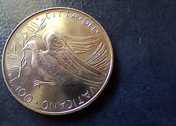 Stare monety 100 lir 1975 Watykan