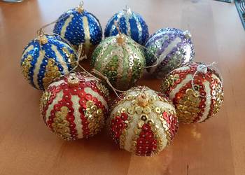 Bombki ręcznie robione