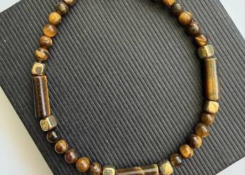 Bransoletka z kamieni naturalnych tygrysiego oka