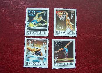 Jugosławia 1987 MNH Mi. 2230/33 Sport Uniwersiada Koszykówka
