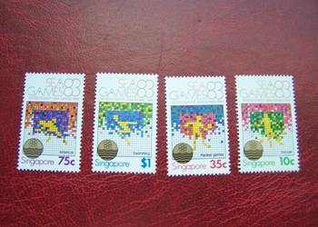 Singapur 1983 MNH Mi. 422/25 Sport Igrzyska Azjatyckie