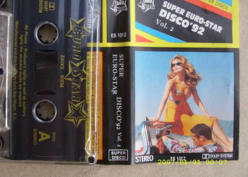 + kaseta ; SUPER EURO STAR--DISCO '92, VOL.2