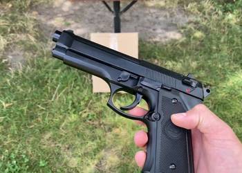 Pistolet ASG Black beretta na kulki plastikowe 6mm replika s