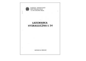 Ł - 34 ładowarka katalog części i instrukcja DTR naprawa