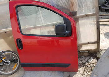 fiat fiorino drzwi prawe czerwone kompletne