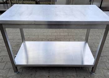 STÓŁ GASTRONOMICZNY Z PÓŁKĄ - CENTRALNY - 120/60/85 CM - M.1563.N