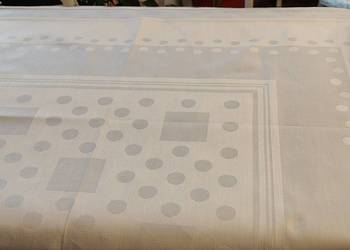 Obrus biały bawełna