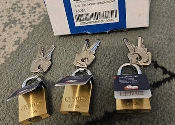 Kłódka ABUS 85/25 3 szt nowe
