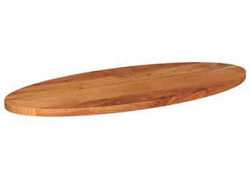 Blat do stołu 90x40x38 cm owalny lite drewno akacjowe WM-370809