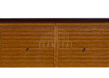 Garaż blaszany 16x5 m 4x brama uchylna 3x okno 2x drzwi  TS1326