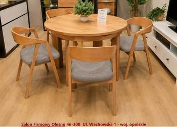 Nowe Krzesło PRESTO / -40% / 4 sztuki / Dąb Jasny / Producent MEBLE PYKA