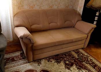 3 Osobowa Sofa Kanapa z Funkcją Spania Pojemnik na Pościel Welur