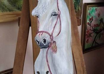 Konie na starych deskach .