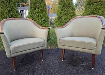 Dwa fotele projekt Frederik A. Kayser (nr 9261)