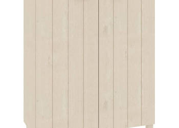 Szafka na buty HAMAR miodowy brąz 85x40x108 cm lita sosna WM-340516