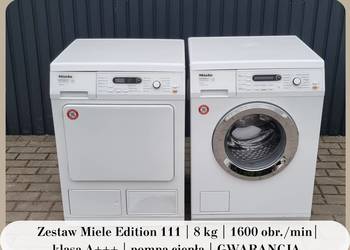 Zestaw Miele. Pralka W 5873 + suszarka T 8861 WP Edition 111 | A+++