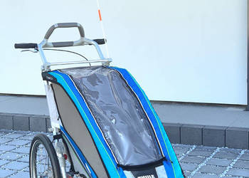 Thule Chariot CX 1 + zestawy do biegania i do roweru + hamak