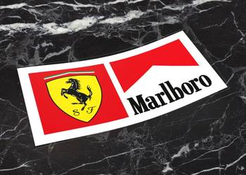 Naklejka FERRARI MARLBORO 5 x 2,5 cm f1 scuderia