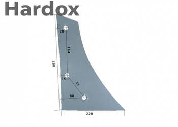 Pierś HARDOX 929413/P części do pługa KRONE
