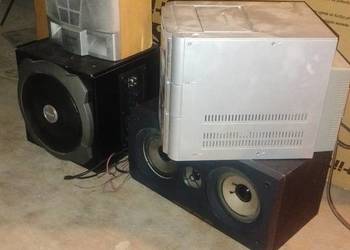 Subwoofer aktywny + Wieża CD + Głośniki
