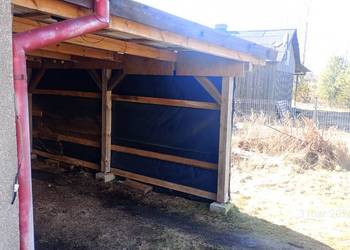 Wiata garażowa, zadaszenie