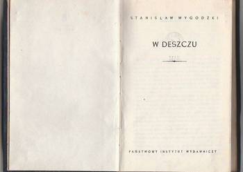 (7191) W DESZCZU – STANISŁAW WYGODZKI
