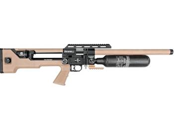 Wiatrówka PCP Reximex Throne Gen 2 FDE Carbon 4.5 mm z regulatorem i tłumik