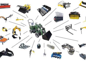NOWA 2026 Miniładowarka przegubowa MS-L116KN JSB MINI