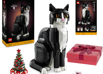 LEGO IDEAS 21349 biało-czarny KOT OKAZJA NA PREZENT GRATIS HIT !