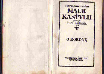 (4014) MAUR Z KASTYLII – HERMAN KESTEN