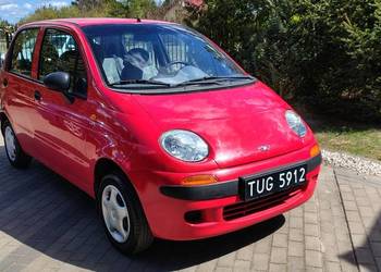 KLASYK Daewoo Matiz czarne tablice jeden użytkownik od Nowości!!!