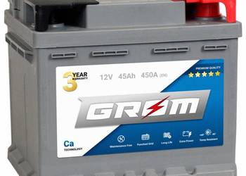 Akumulator 45Ah 450A GROM Premium Ostrów Wielkopolski Ul. Ka