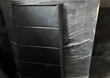 Okno 3 szybowe 55x75 antracyt + parapet