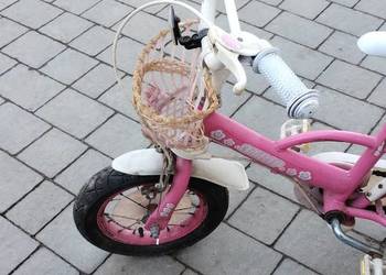 Rowerek dla dziecka kółka boczne koszyk!