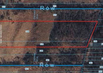 Łąka z laskiem Tyśmienica Babianka 1,28ha.