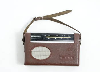 Stare Radio Tranzystorowe SELGA z etui – Vintage PRL / ZSRR (Do naprawy