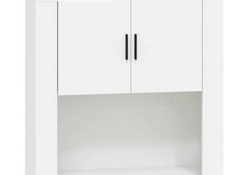 Szafka ścienna biała 80x33x80 cm materiał drewnopochodny WM-816584